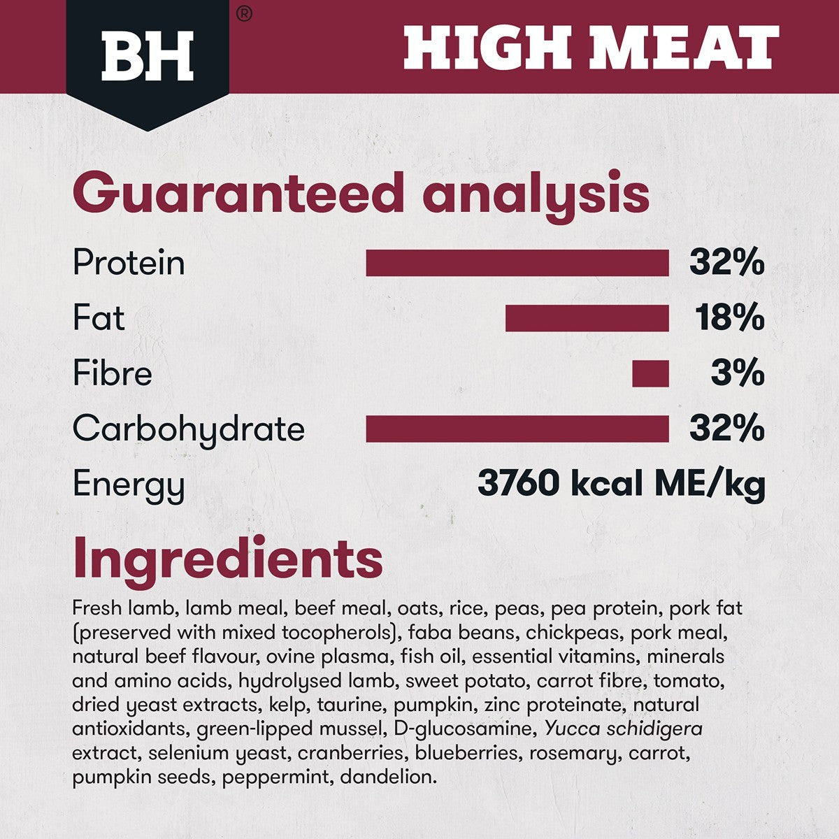 Black Hawk High Meat Australian Red Meat Dry Dog Food