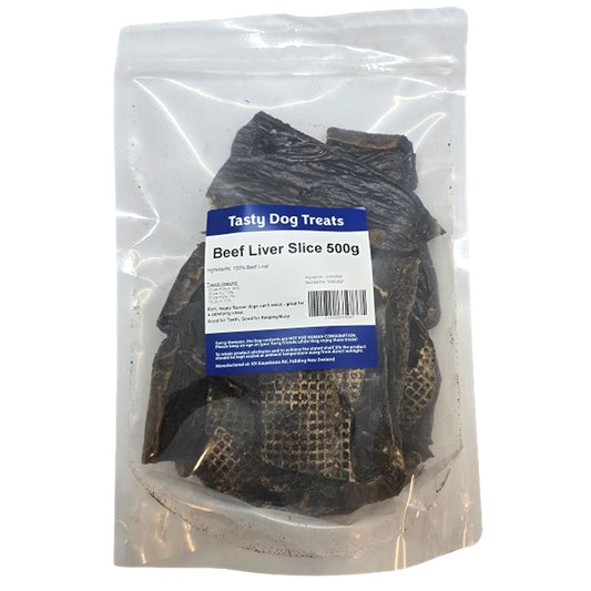 Tasty Dog Beef Liver Slices Dog Treat
