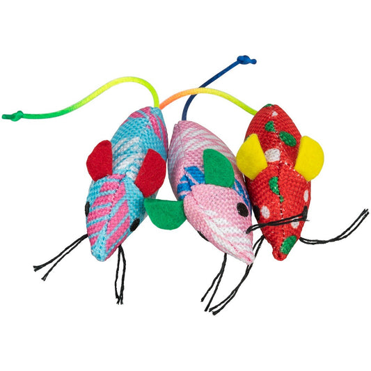 Trixie Patterned Catnip Mouse Cat Toy