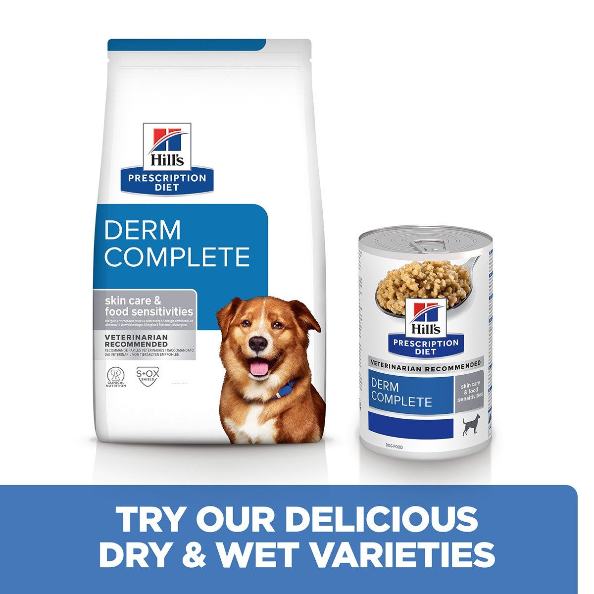 Hill’s Prescription Diet Derm Complete Canned Wet Dog Food