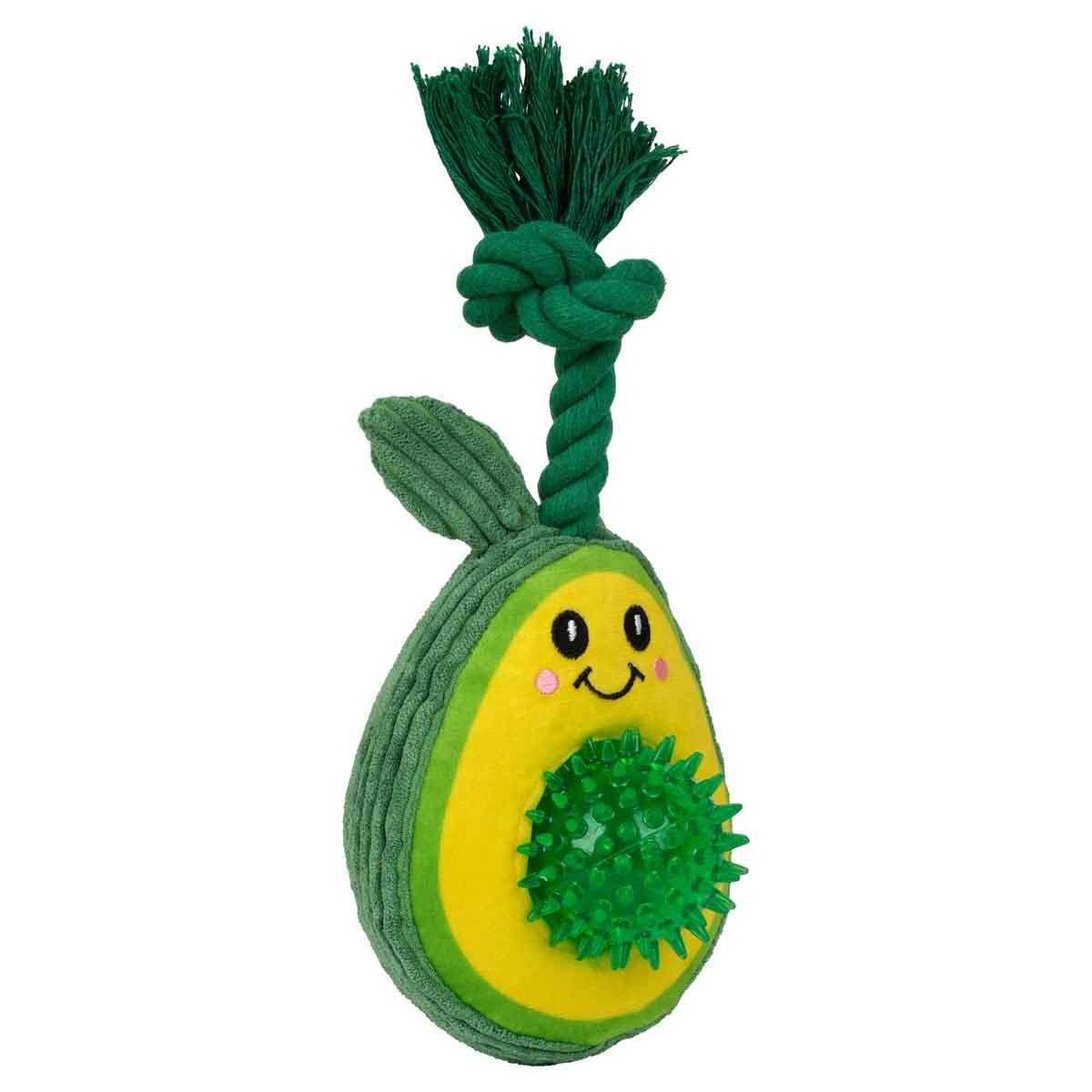 Garden Avocado Plush Dog Toy