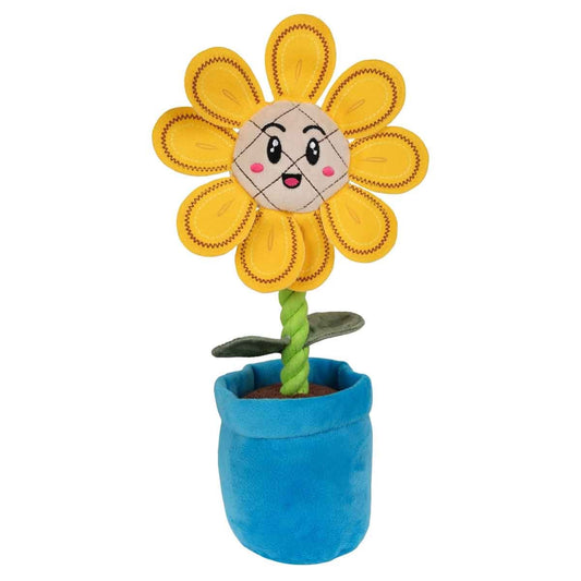 Garden Sunflower Plush Dog Toy