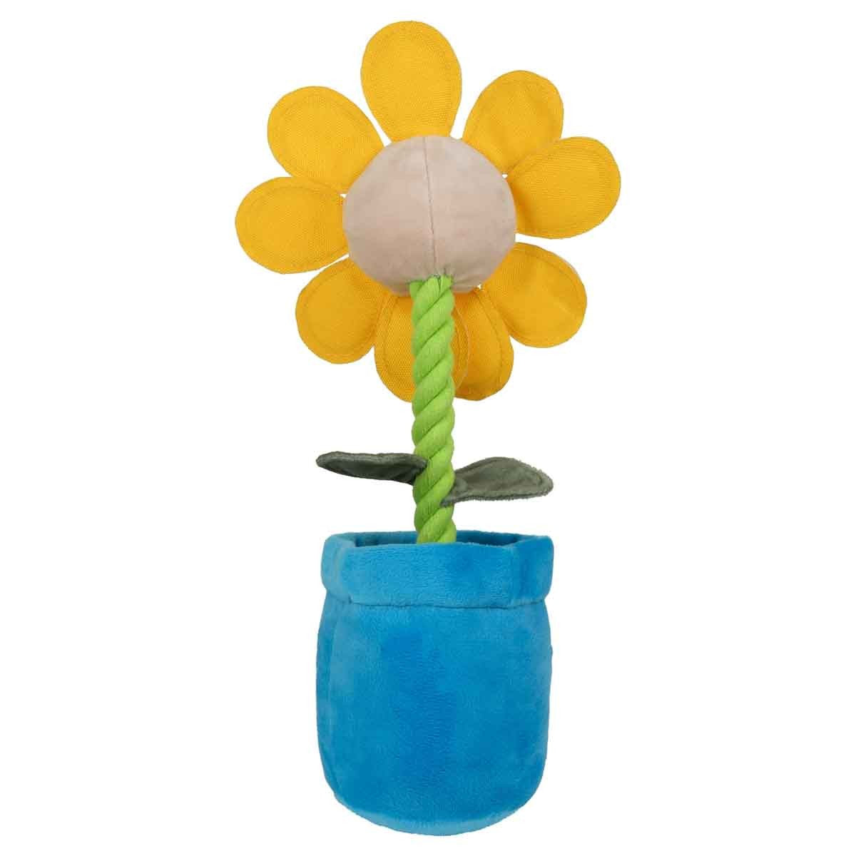 Garden Sunflower Plush Dog Toy