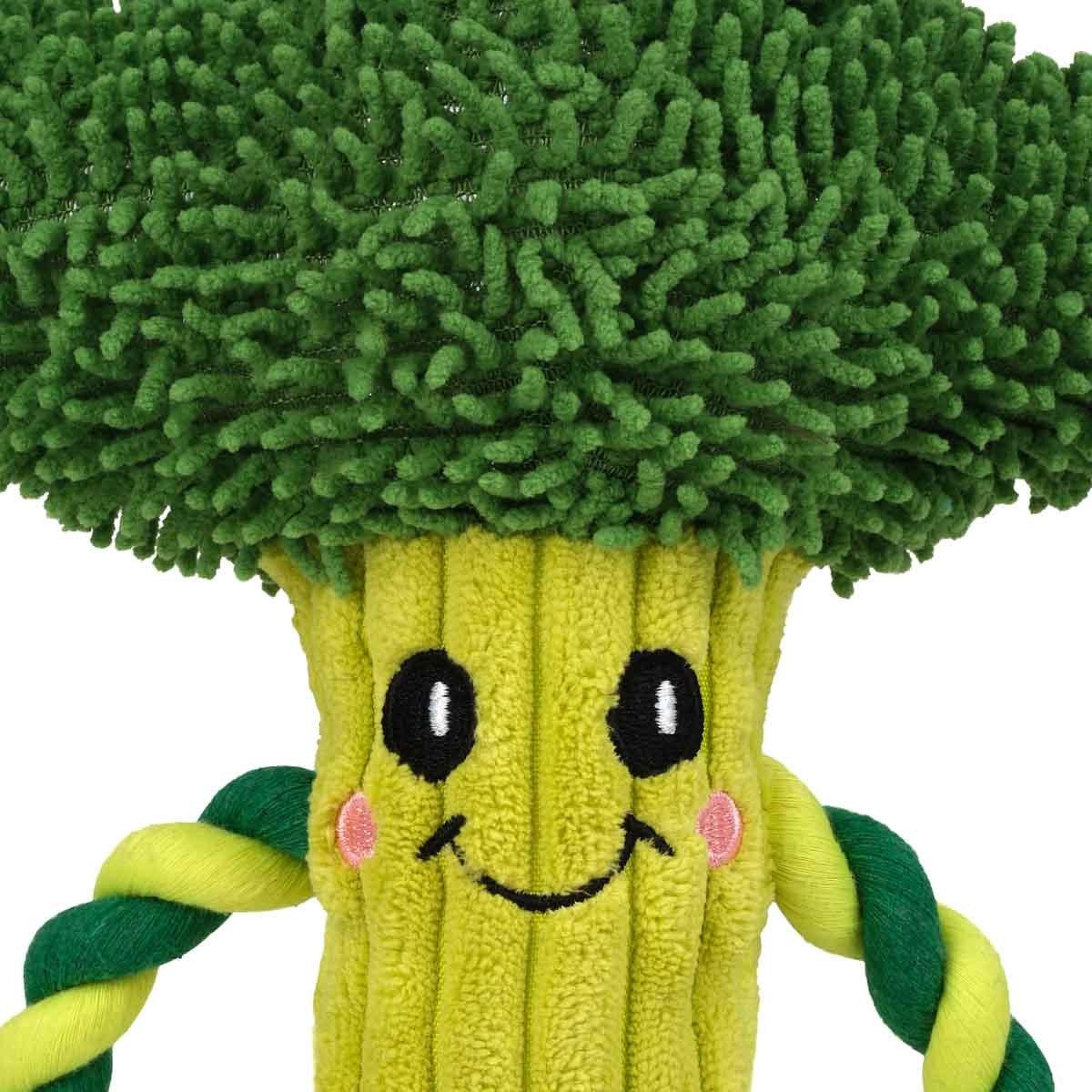 Garden Brocolli Plush Dog Toy