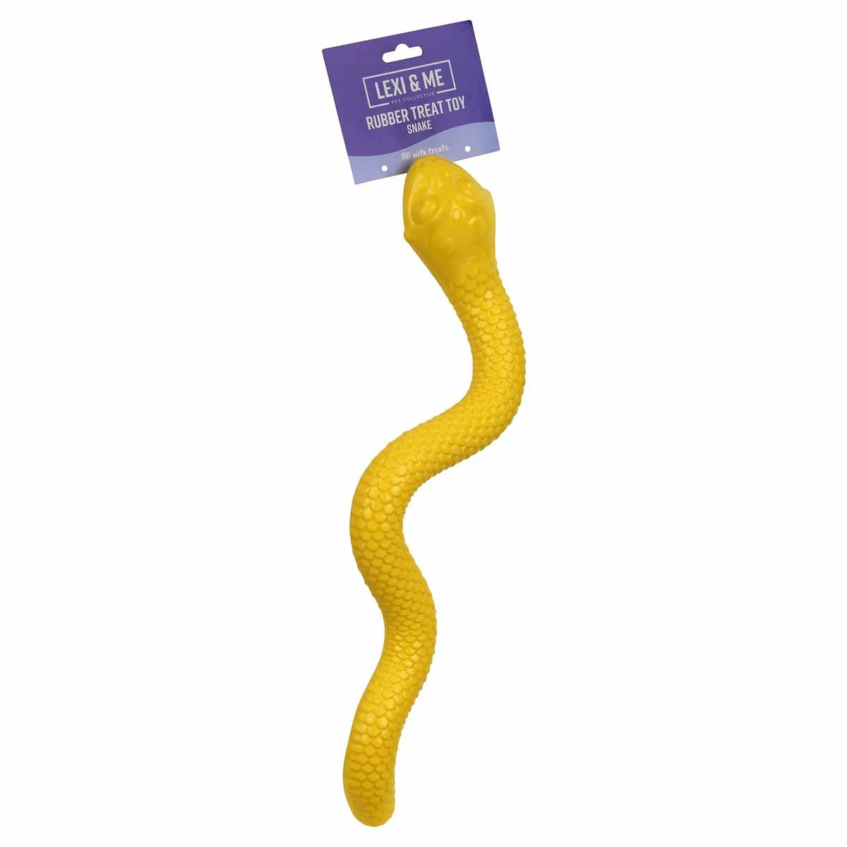 Lexi & Me Snake Rubber Treat Toy