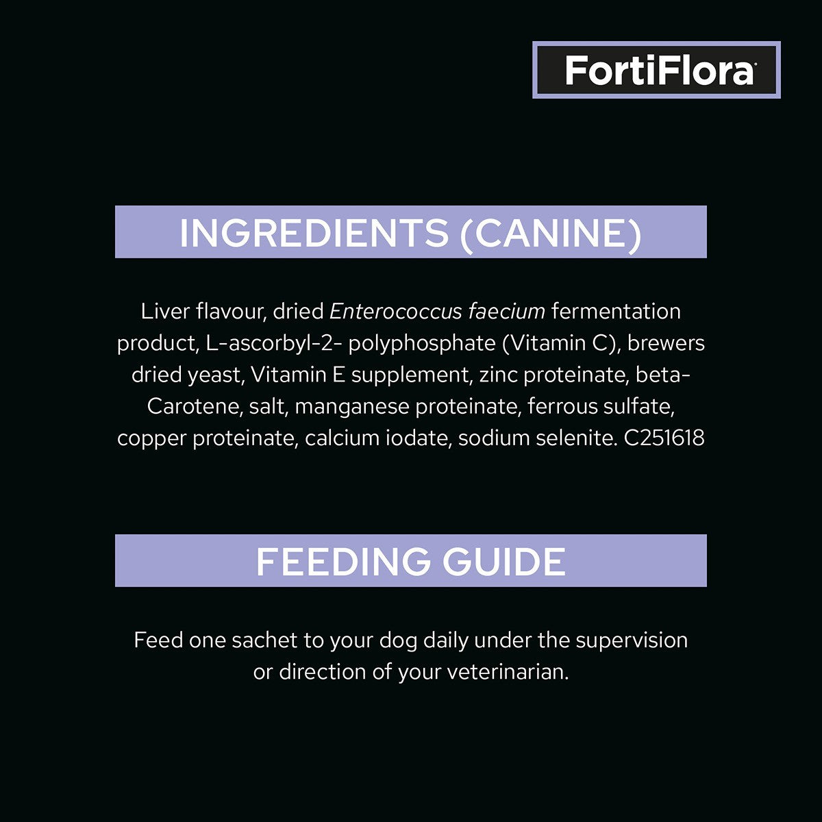 Pro Plan Vet Diet FortiFlora Canine Probiotic Supplement