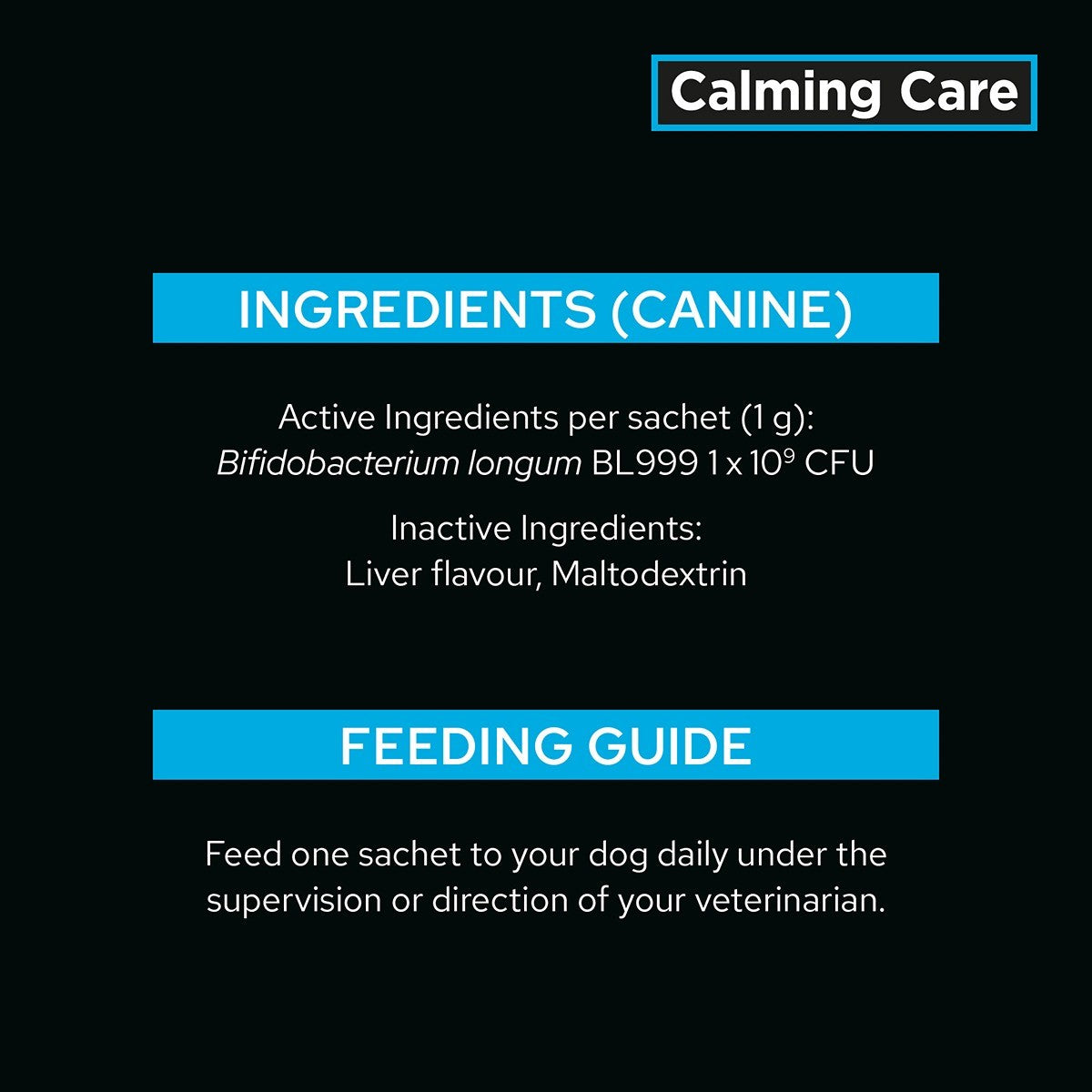 Pro Plan Vet Diet Calming Care Canine Supplement