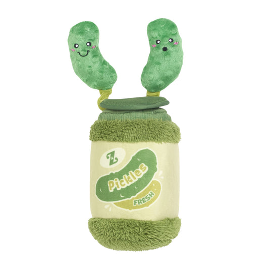 ZippyPaws Bungee Burrow Pickle Jar Dog Toy