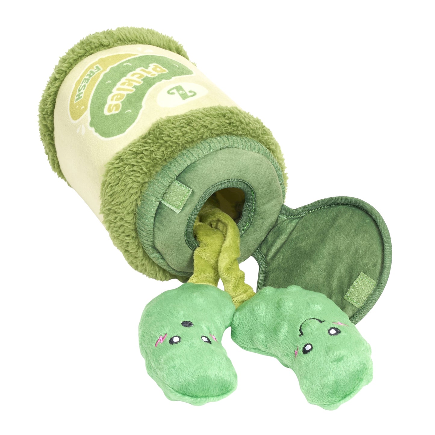 ZippyPaws Bungee Burrow Pickle Jar Dog Toy