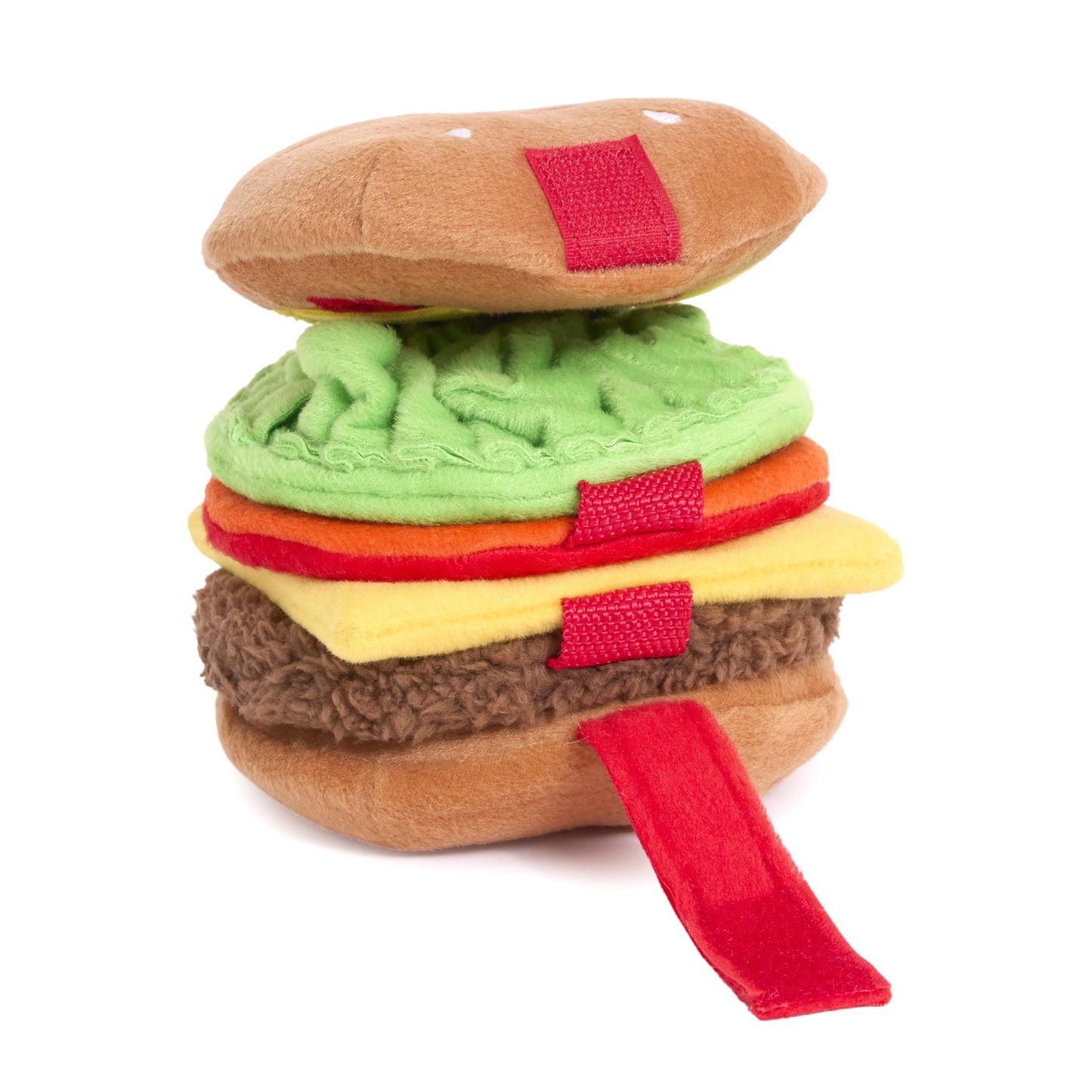 ZippyPaws Snufflerz Stacks Cheeseburger Dog Toy
