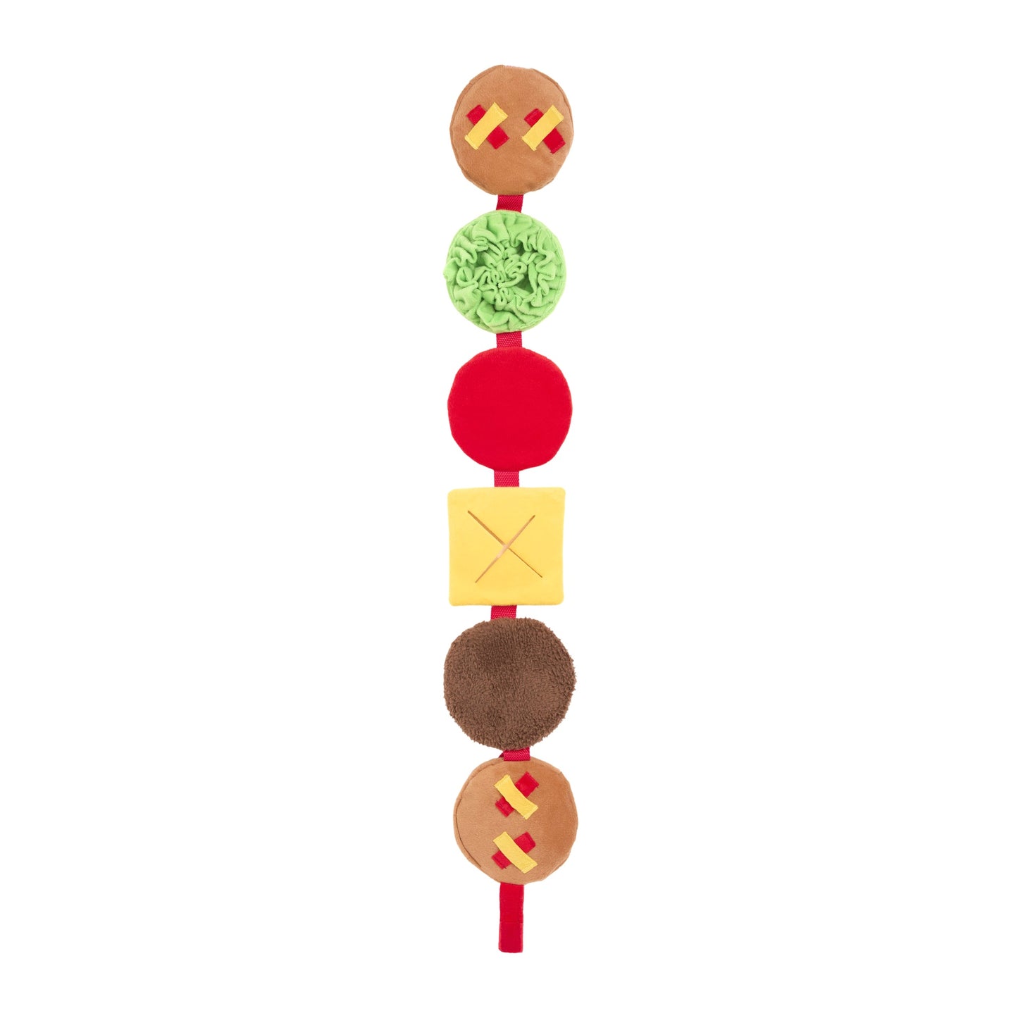 ZippyPaws Snufflerz Stacks Cheeseburger Dog Toy