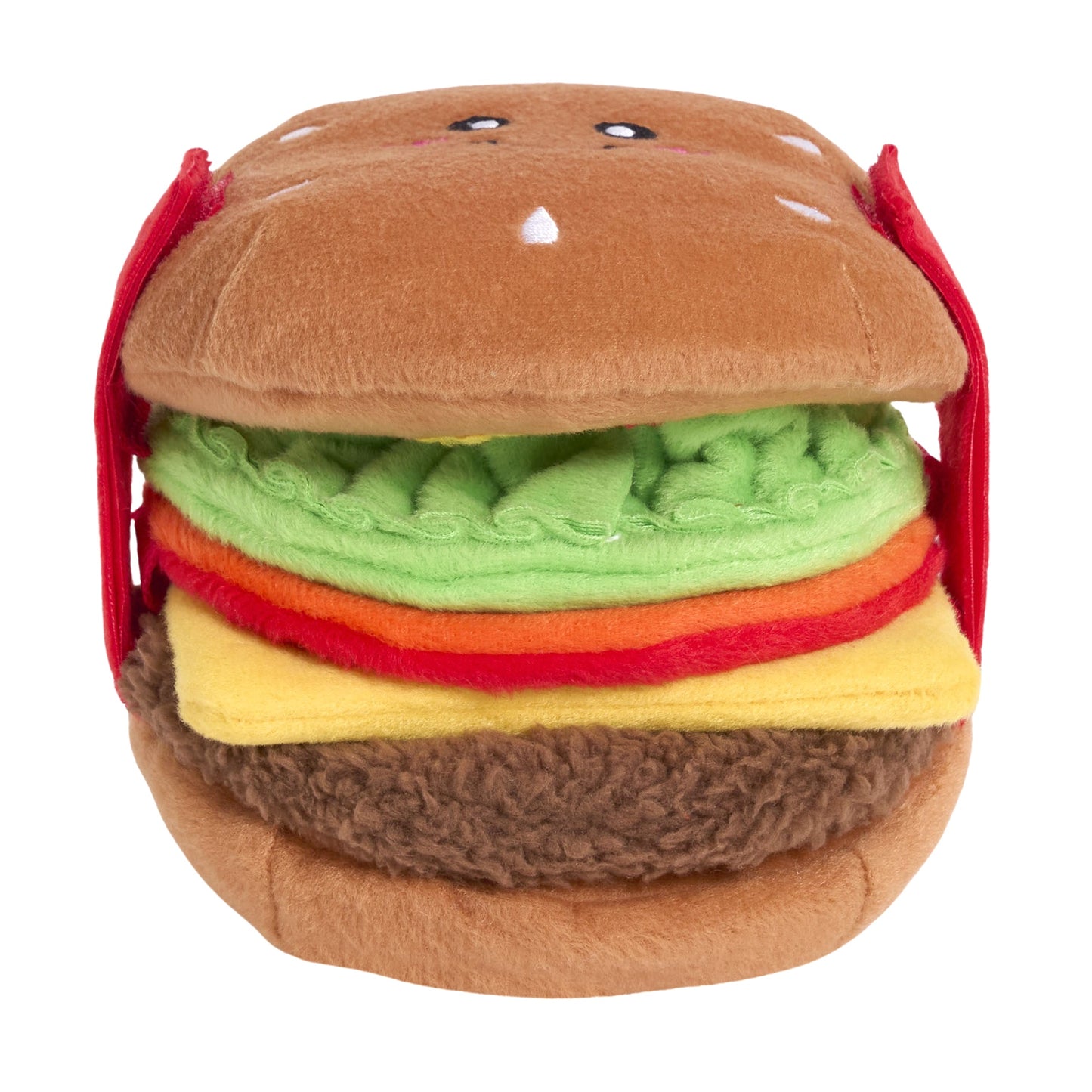 ZippyPaws Snufflerz Stacks Cheeseburger Dog Toy