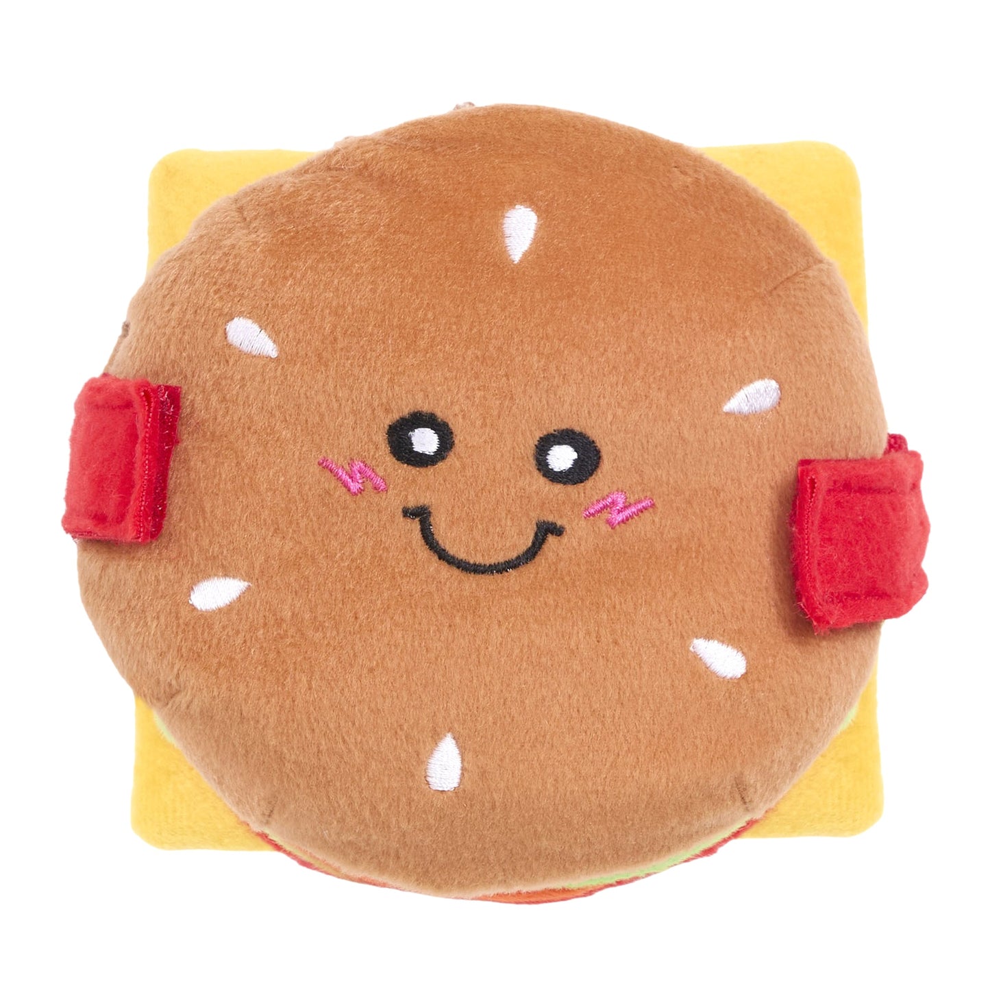 ZippyPaws Snufflerz Stacks Cheeseburger Dog Toy