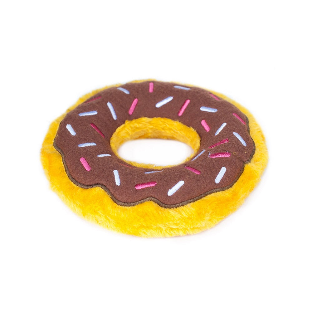 ZippyPaws Donutz Chocolate Dog Toy