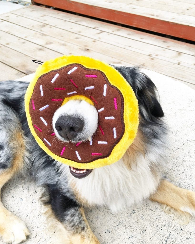ZippyPaws Donutz Chocolate Dog Toy