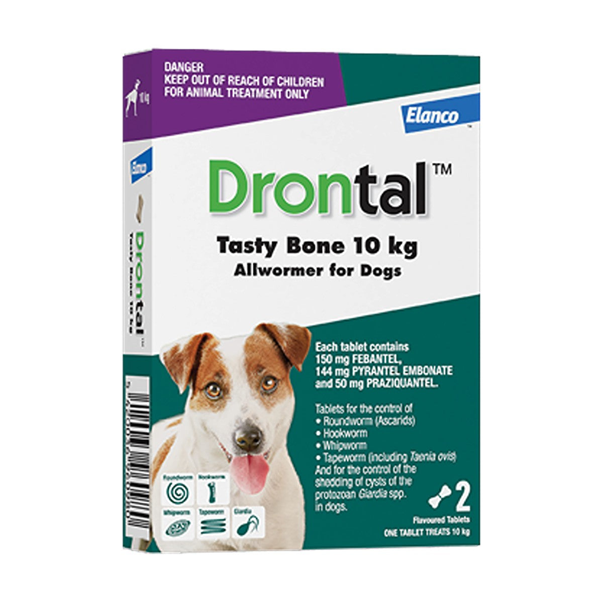 Drontal Tasty Bone All Wormer for Dogs