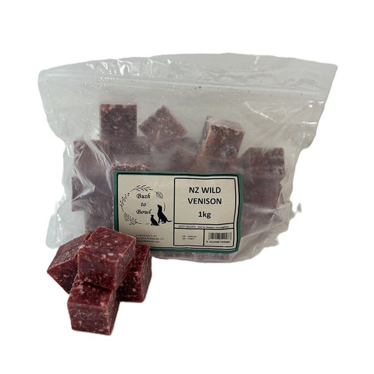 Bush to Bowl Raw Frozen Wild Venison Dog & Cat Food