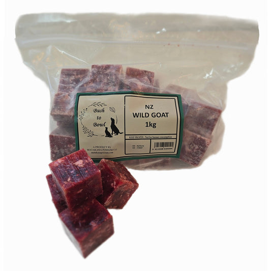 Bush to Bowl Raw Frozen Wild Goat Dog Food