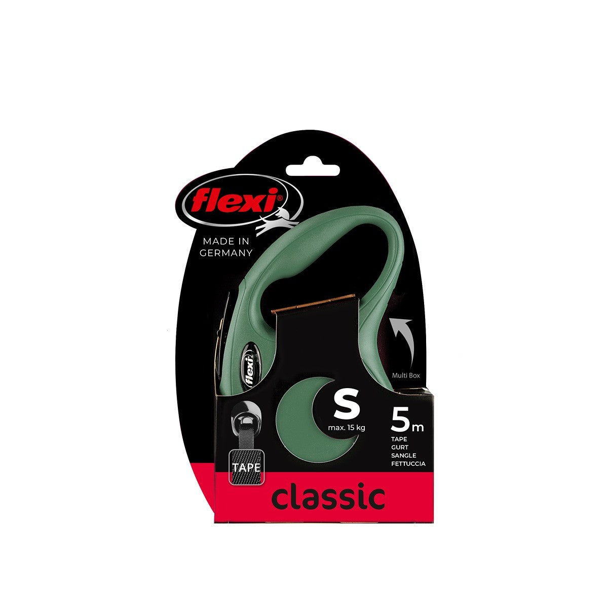Flexi Classic Tape Retractable Leash 5m