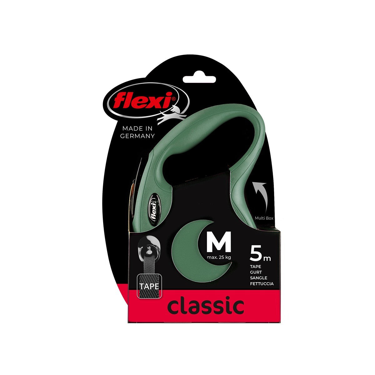 Flexi Classic Tape Retractable Leash 5m