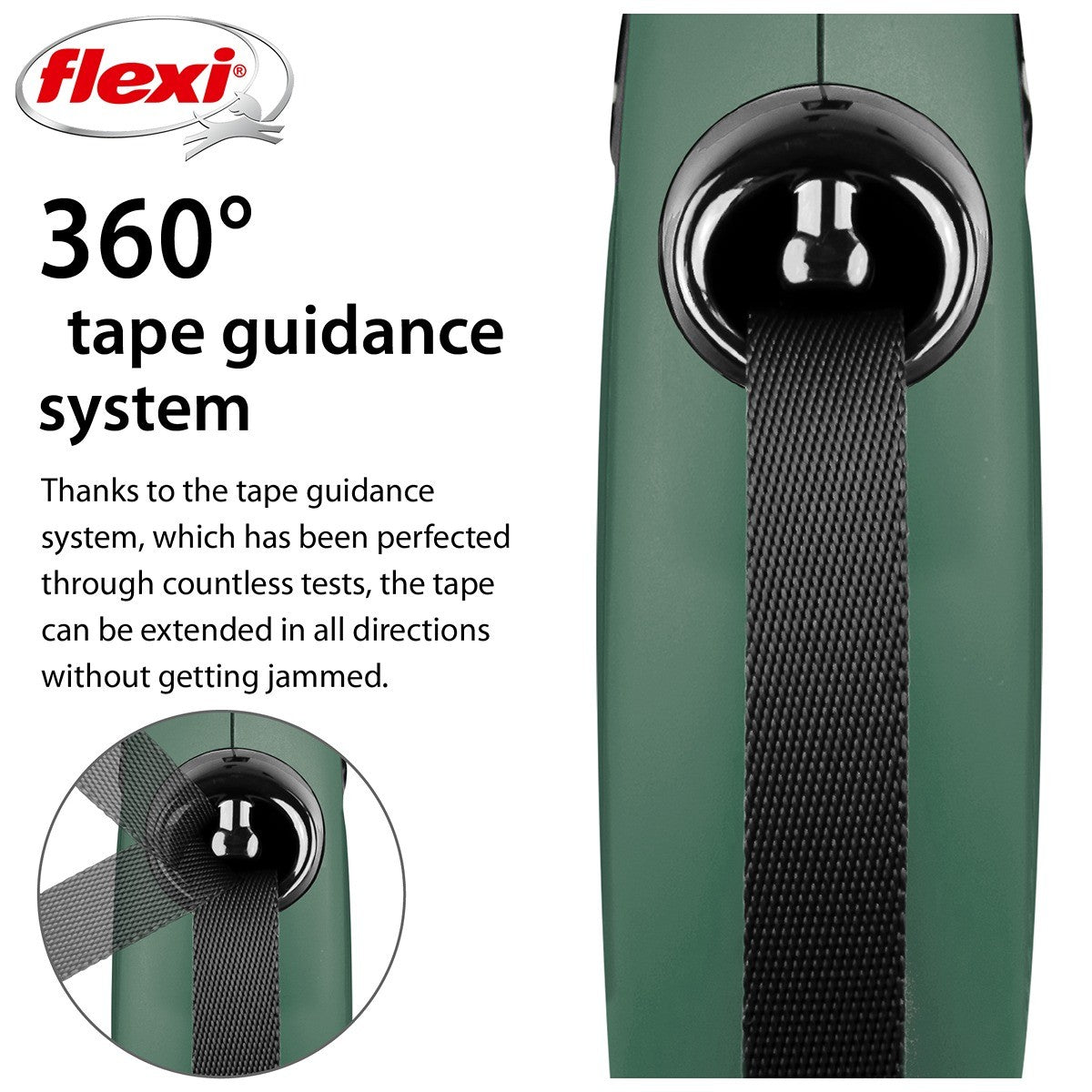 Flexi Classic Tape Retractable Leash 5m