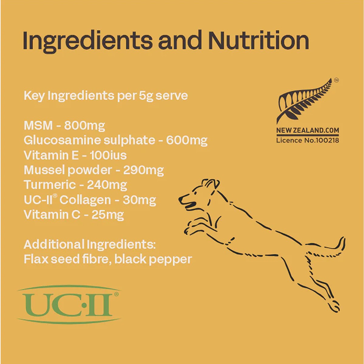 Fourflax Canine Bone and Joint Powder