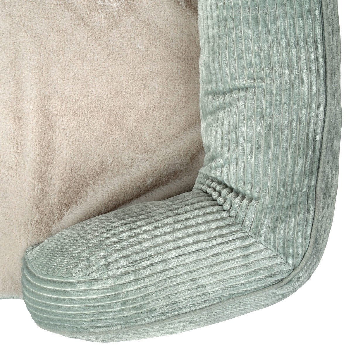 Buddy & Belle Orthopaedic Lounge Bed Cool Sage