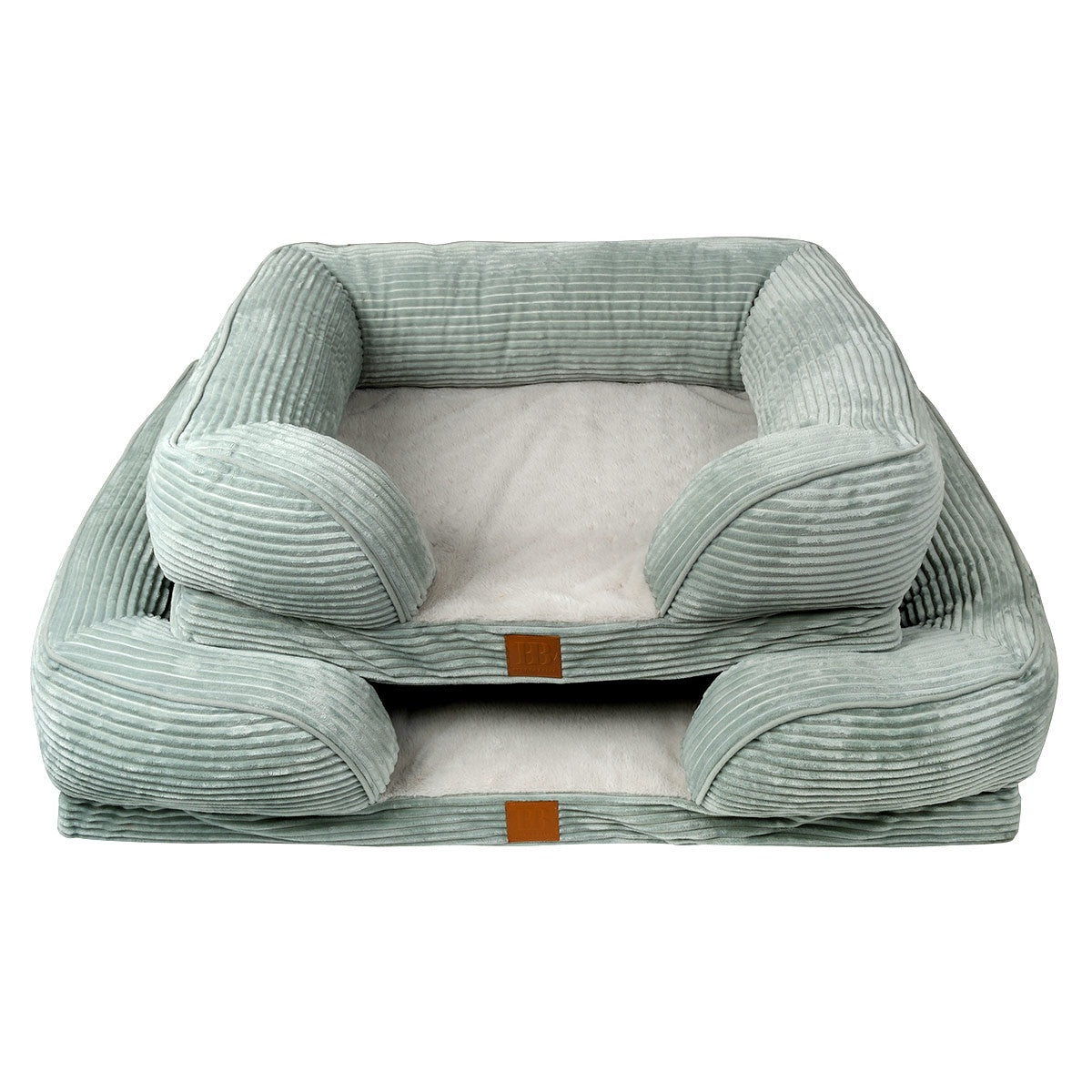 Buddy & Belle Orthopaedic Lounge Bed Cool Sage