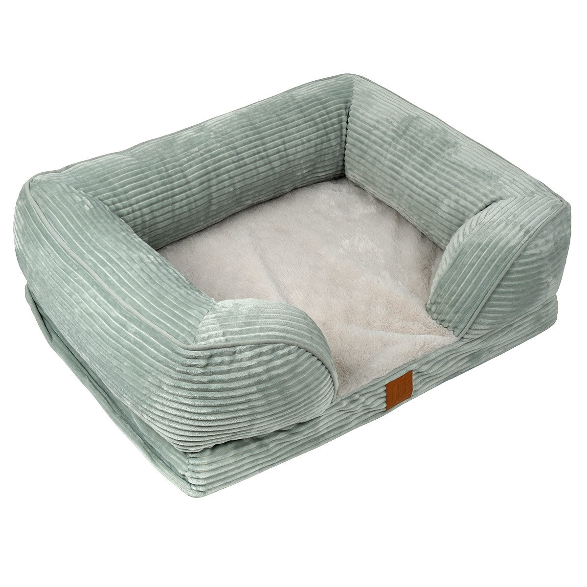 Buddy & Belle Orthopaedic Lounge Bed Cool Sage