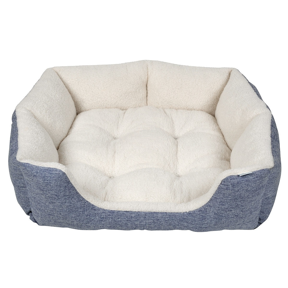 Lexi & Me High Wall Dog & Cat Bed Denim