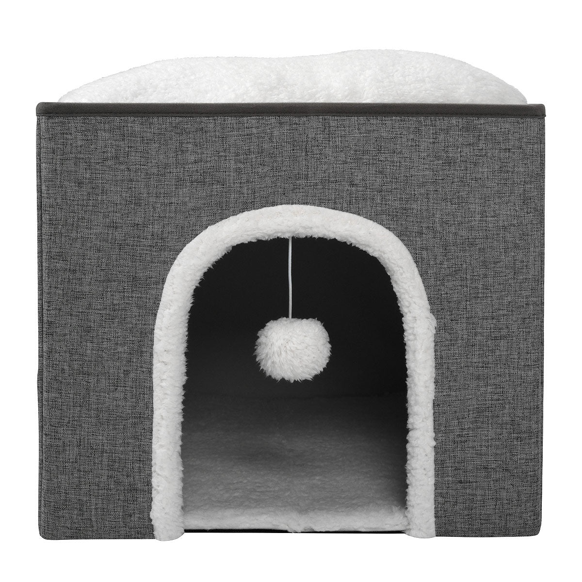 Buddy & Belle Cat Cube Cave Grey