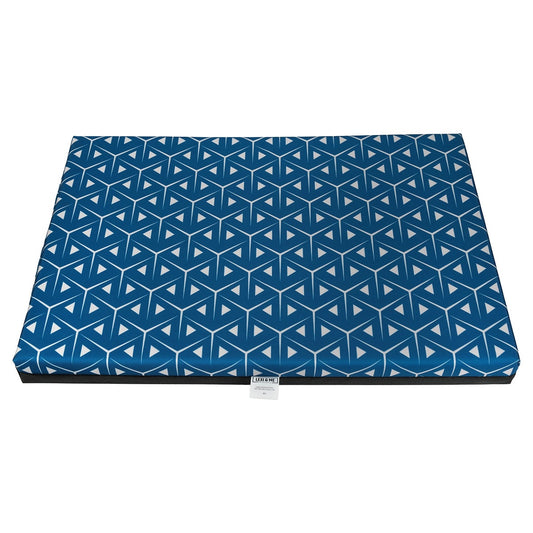 Lexi & Me Small/Medium Crate Mat Blue Mosaic