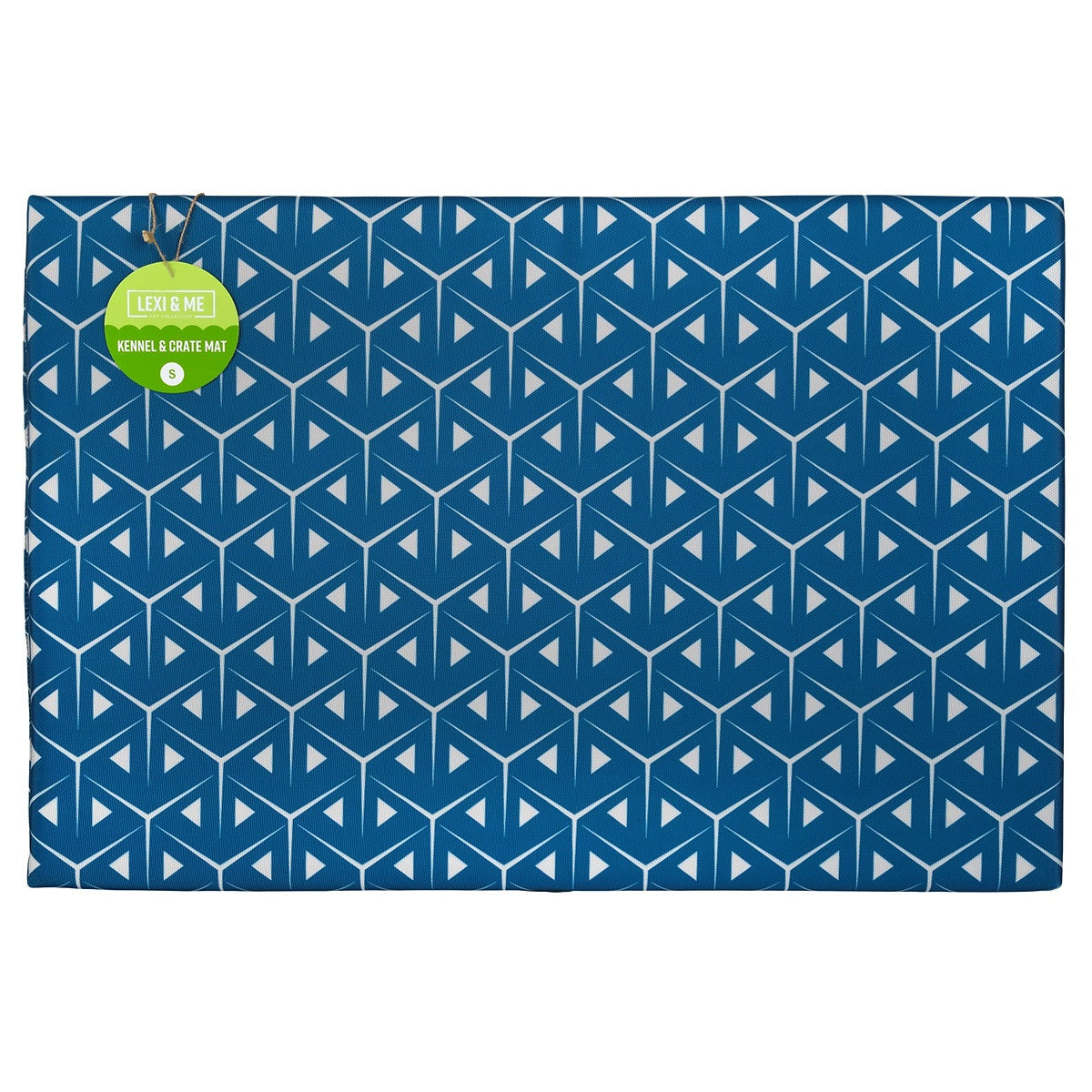 Lexi & Me Large Crate Mat Blue Mosaic