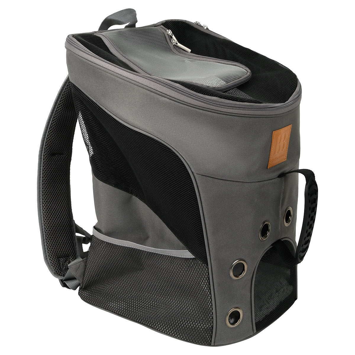 Buddy & Belle Pet Backpack Grey