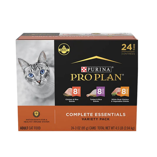 PRO PLAN Adult Cat Complete Essentials Mixed Variety Pack