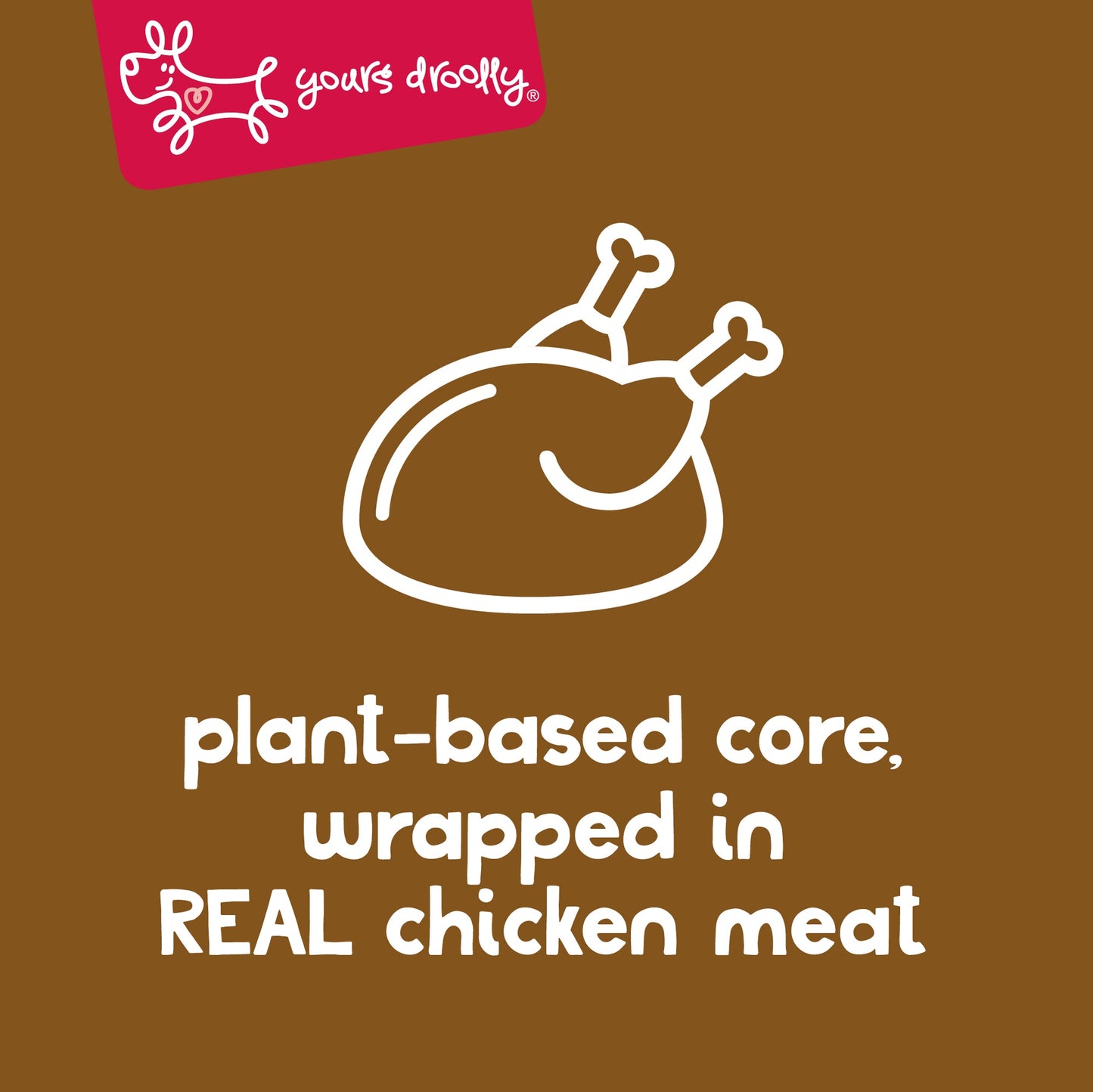Yours Droolly Chicken Wrap Sticks Dog Treats