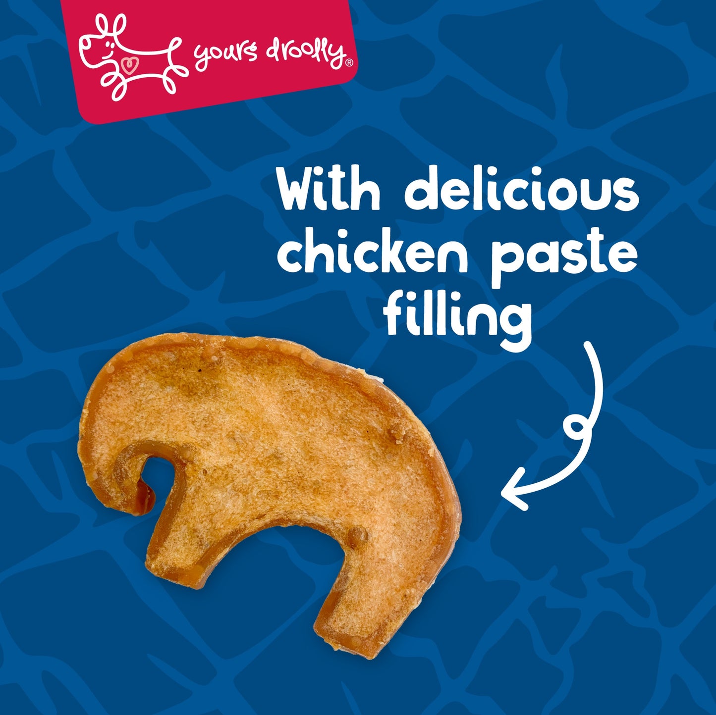 Yours Droolly Elephant Shapes with Chicken Paste Dog Treats