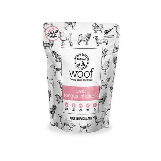 WOOF Beef Tongue & Cheek Dog Treats