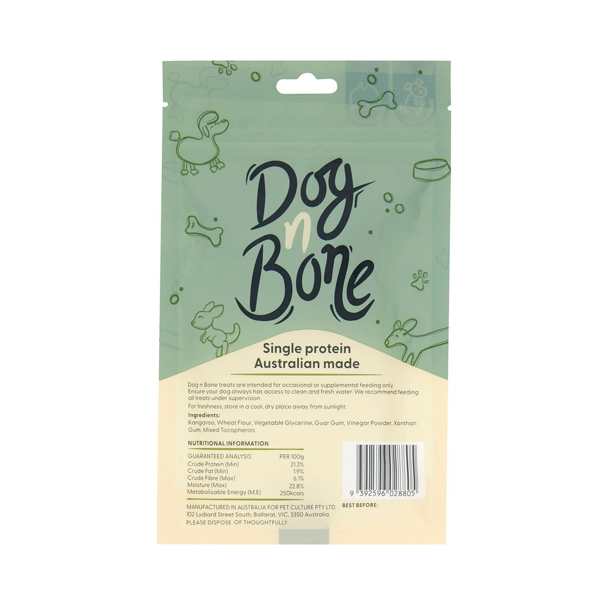Dog n Bone Kangaroo Straps Dog Treats