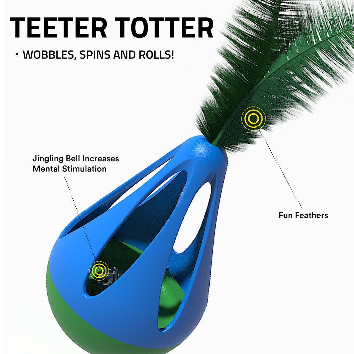 Playology Teeter Totter Cat Toy