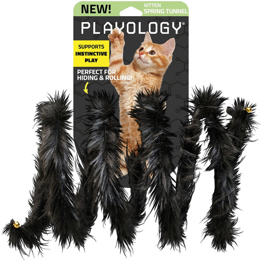 Playology Fuzzy Tunnel Cat Toy