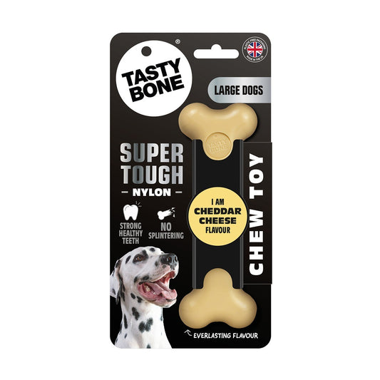 Tasty Bone Nylon Cheddar Cheese Bone Dog Toy
