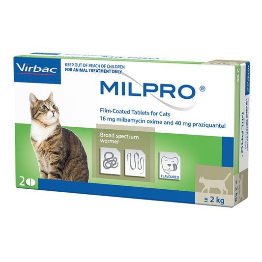 Milpro All Wormer For Cats Twin Pack