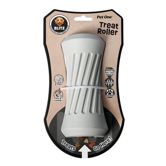 Blitz Rubber Treat Roller Dog Toy