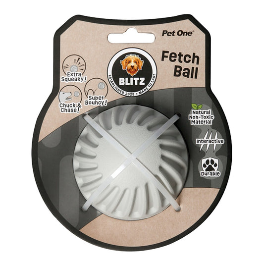 Blitz Rubber Fetch Ball Dog Toy