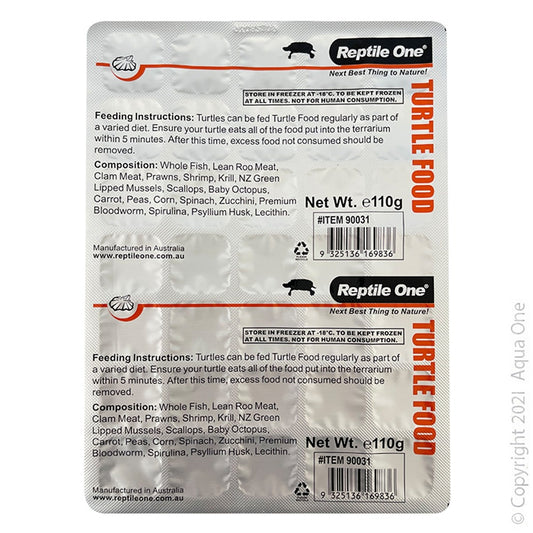 Reptile One Turtle Frozen Food