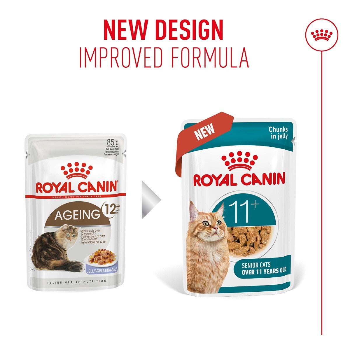 ROYAL CANIN Ageing 11+ Adult Jelly Wet Cat Food