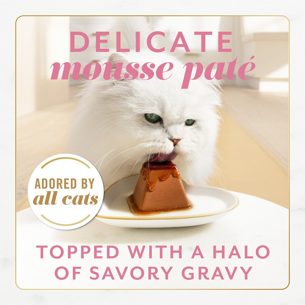FANCY FEAST Gems Mousse Paté With Salmon and Savory Gravy Cat Food