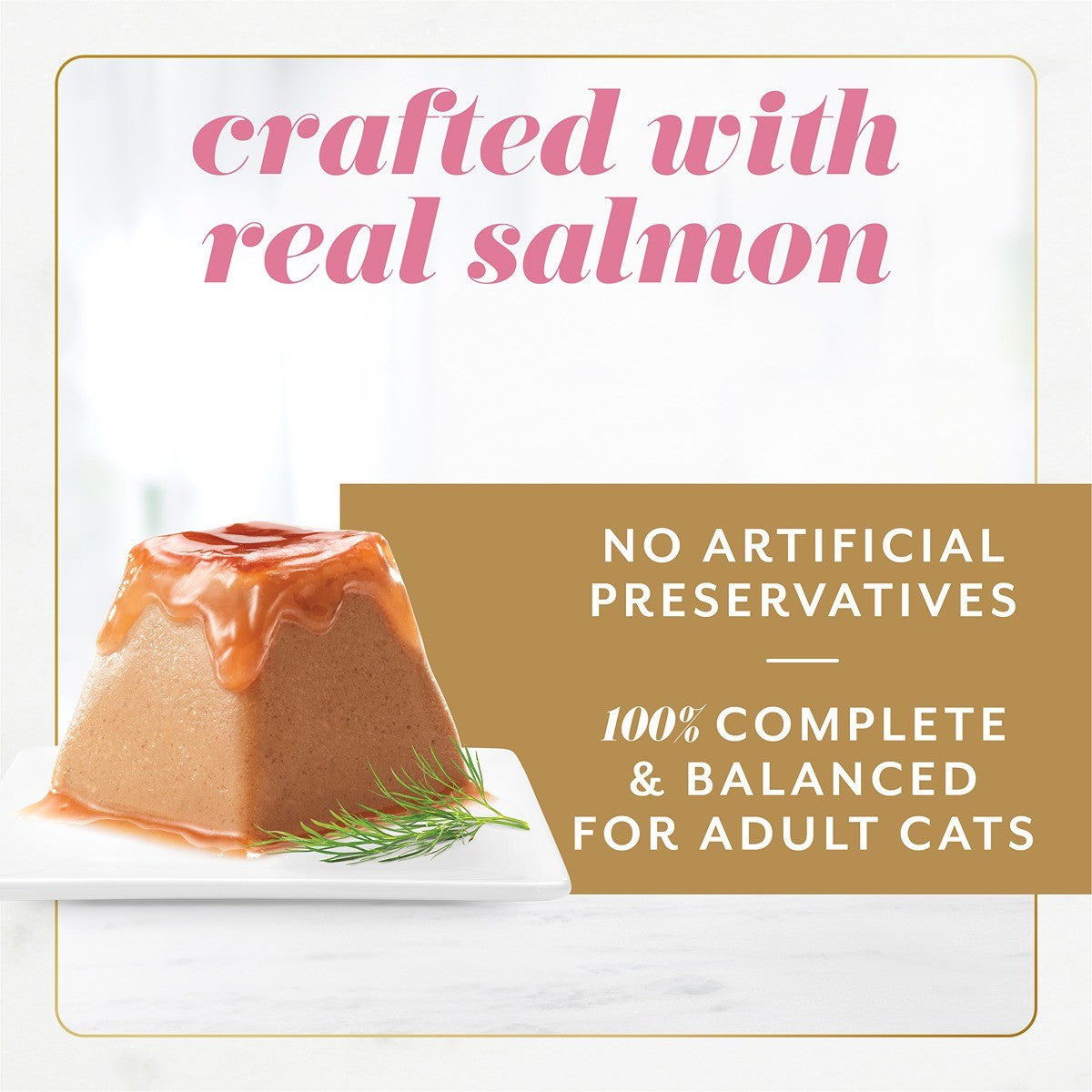 FANCY FEAST Gems Mousse Paté With Salmon and Savory Gravy Cat Food