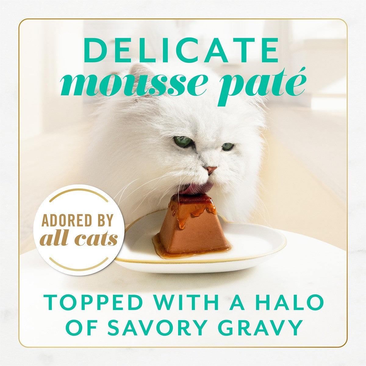 FANCY FEAST Gems Mousse Paté With Tuna and Savory Gravy Cat Food